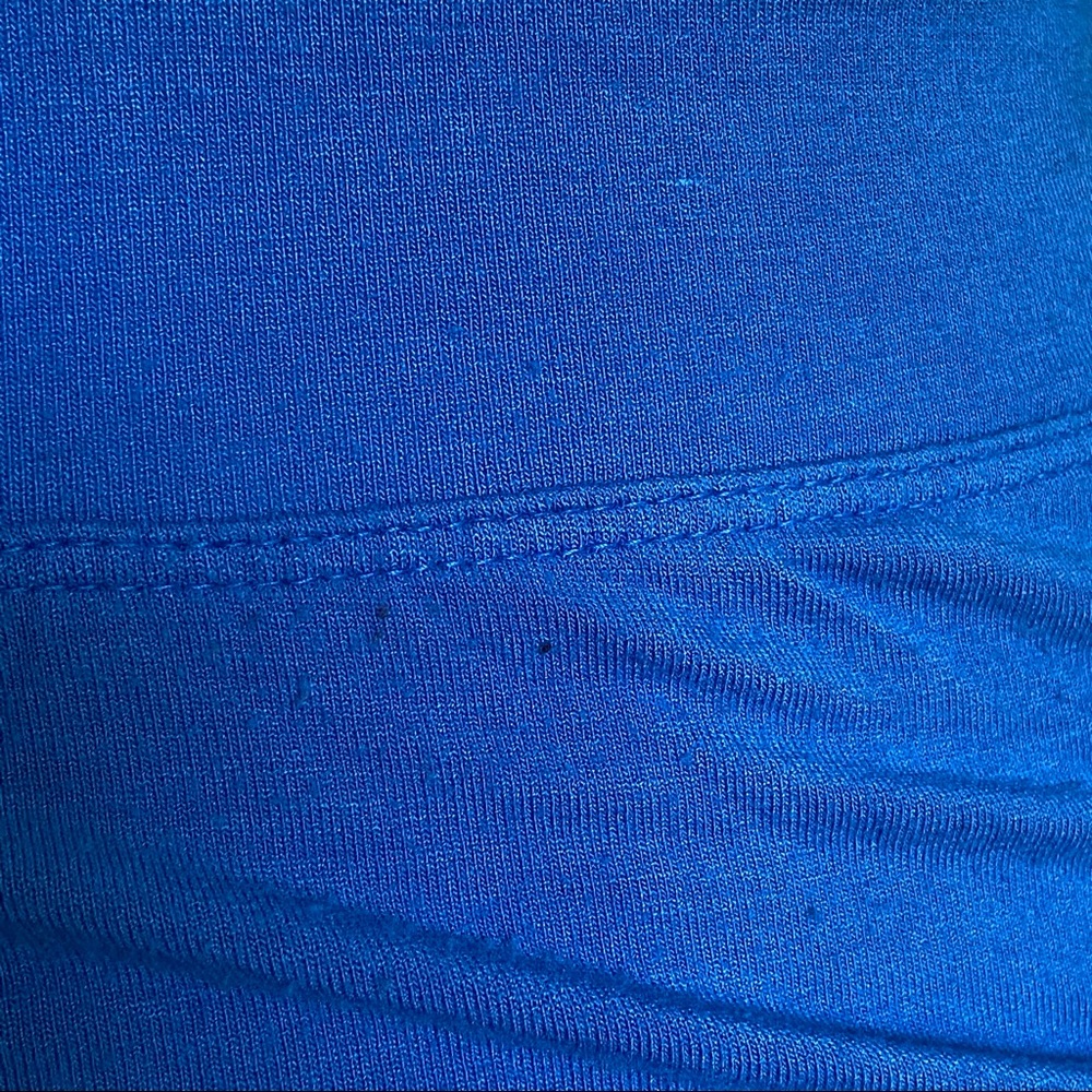 Blue Ruched Skirt - Picture 10 of 16